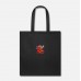 Sensei Smart Red Octopus Black Tote Bag